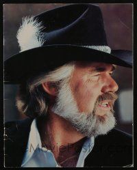 5h106 KENNY ROGERS souvenir program book '81 great color images of the famous country singer!