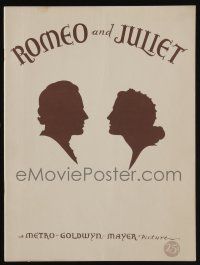 5h137 ROMEO & JULIET souvenir program book '36 Norma Shearer, Leslie Howard, William Shakespeare