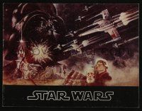 5h155 STAR WARS souvenir program book 1977 George Lucas classic, Jung art!