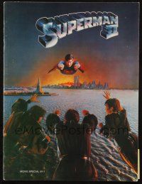 5h157 SUPERMAN II souvenir program book '81 Christopher Reeve, Terence Stamp, Gene Hackman!