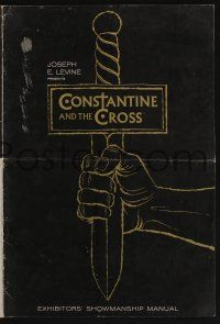 5h542 CONSTANTINE & THE CROSS pressbook '62 Costantino il grande, Cornel Wilde, Belinda Lee