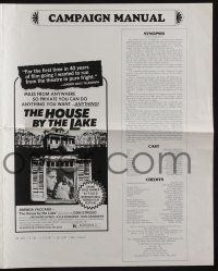 5h679 HOUSE BY THE LAKE pressbook '76 Don Stroud, Brenda Vaccaro, so private you can do anything!