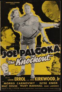 5h712 JOE PALOOKA IN THE KNOCKOUT pressbook '47 boxer Joe Kirkwood, Ham Fisher boxing comic!