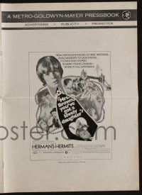 5h809 MRS BROWN YOU'VE GOT A LOVELY DAUGHTER pressbook '68 Peter Noone wearing mod tie w/title on it