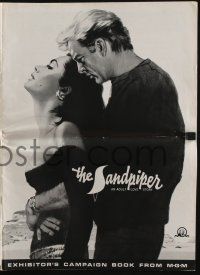 5h876 SANDPIPER pressbook '65 many images of Elizabeth Taylor & Richard Burton!