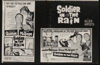 5h905 SOLDIER IN THE RAIN pressbook '64 misfit soldiers Steve McQueen & Jackie Gleason!