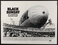 5j473 BLACK SUNDAY int'l 1/2sh '77 Goodyear Blimp zeppelin disaster at the Super Bowl!