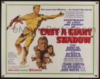 5j505 CAST A GIANT SHADOW 1/2sh '66 Kirk Douglas, John Wayne, Angie Dickinson, Senta Berger!
