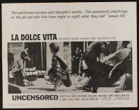 5j668 LA DOLCE VITA 1/2sh R66 Federico Fellini, Marcello Mastroianni, sexy Anita Ekberg!