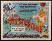 5j719 MYSTERIANS style A 1/2sh '59 they're abducting Earth's women & leveling its cities!