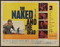 5j720 NAKED & THE DEAD 1/2sh '58 from Norman Mailer's novel, Aldo Ray in World War II!