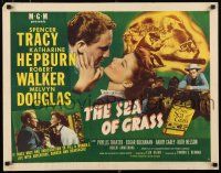 5j766 SEA OF GRASS style A 1/2sh '47 Spencer Tracy, Katharine Hepburn, Robert Walker