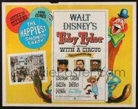 5j809 TOBY TYLER 1/2sh '60 Walt Disney, art of wacky circus clown, Mister Stubbs w/revolver!