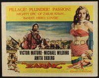 5j850 ZARAK style A 1/2sh '56 art of sexiest barely dressed Anita Ekberg, Victor Mature!