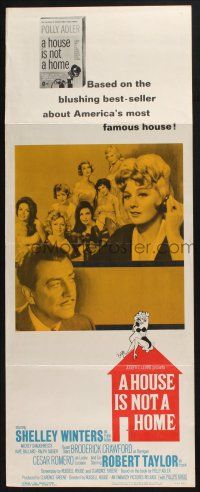 5j164 HOUSE IS NOT A HOME insert '64 Shelley Winters, Robert Taylor & 7 sexy hookers in brothel!
