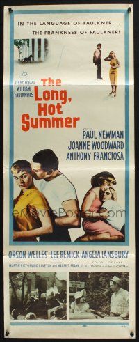 5j215 LONG, HOT SUMMER insert '58 Paul Newman, Joanne Woodward, Faulkner, directed by Martin Ritt!