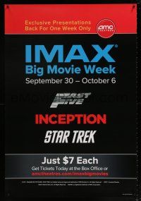 5k041 AMC THEATRES big movie week style DS 1sh '11 cool ad from the movie theater chain!