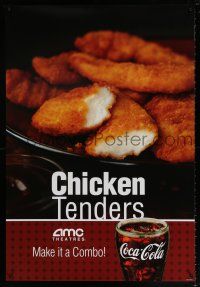 5k043 AMC THEATRES chicken tenders style 1sh '09 cool ad from the movie theater chain!
