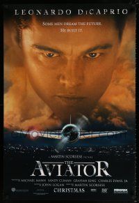 5k084 AVIATOR advance DS 1sh '04 Martin Scorsese directed, Leonardo DiCaprio as Howard Hughes!