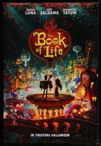 5k115 BOOK OF LIFE style A teaser DS 1sh '14 Diego Luna, Zoe Saldana, Channing Tatum!