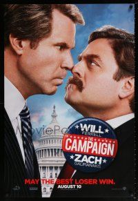 5k140 CAMPAIGN face-off style teaser DS 1sh '12 Will Ferrell, Zach Galifianakis!