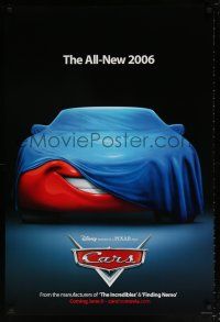 5k149 CARS Lightning McQueen style advance DS 1sh '06 Walt Disney Pixar animated automobile racing!