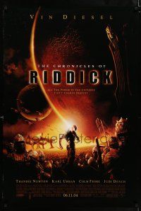 5k172 CHRONICLES OF RIDDICK advance DS 1sh '04 Vin Diesel, Colm Feore, Thandie Newton!