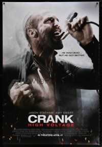 5k193 CRANK: HIGH VOLTAGE advance DS 1sh '09 Jason Statham, he was dead, but he got better!