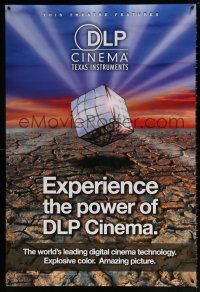 5k224 DLP CINEMA DS 1sh '08 experience the power, cool CGI artwork of reflective cube!