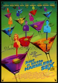 5k423 JUST A LITTLE HARMLESS SEX 1sh '99 Alison Eastwood, cool martini design!