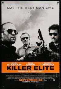 5k427 KILLER ELITE advance DS 1sh '11 Jason Statham, Clive Owen, Robert De Niro!