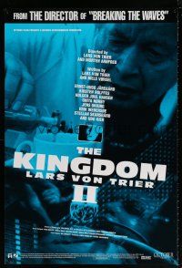 5k430 KINGDOM II blue style 1sh '97 Riget II, Udo Kier, Lars von Trier, Danish horror!