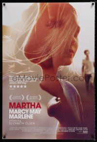 5k477 MARTHA MARCY MAY MARLENE int'l DS 1sh '11 pretty Elizabeth Olsen in the title role!