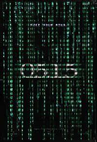 5k480 MATRIX RELOADED 05.15 holofoil teaser 1sh '03 Keanu Reeves, Carrie-Anne Moss, free your mind!