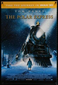 5k584 POLAR EXPRESS IMAX advance DS 1sh '04 Tom Hanks, Robert Zemeckis