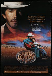 5k605 PURE COUNTRY 1sh '92 George Strait, Lesley Ann Warren, country music!