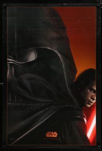 5k643 REVENGE OF THE SITH style A teaser DS 1sh '05 Star Wars Episode III, Christensen as Vader!