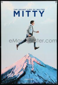 5k672 SECRET LIFE OF WALTER MITTY style B teaser DS 1sh '13 image of Ben Stiller over mountain!