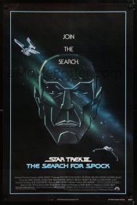 5k719 STAR TREK III 1sh '84 The Search for Spock, art of Leonard Nimoy by Huyssen & Huerta!