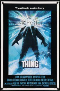 5k771 THING 1sh '82 John Carpenter classic sci-fi horror, Drew Struzan art!