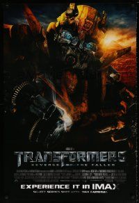5k796 TRANSFORMERS: REVENGE OF THE FALLEN IMAX 1sh '09 Michael Bay directed battling alien robots!