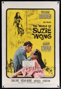 5m205 WORLD OF SUZIE WONG linen 1sh '60 William Holden was the first man that Nancy Kwan ever loved!