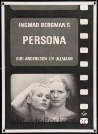 5p149 PERSONA linen German '66 close up of Liv Ullmann & Bibi Andersson, Ingmar Bergman classic!