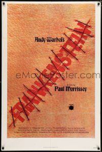 5r053 ANDY WARHOL'S FRANKENSTEIN 1sh '74 Paul Morrissey, great image of title in stitches!