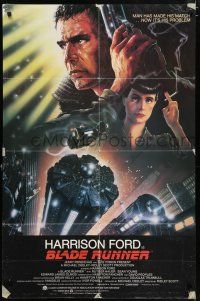5r111 BLADE RUNNER int'l 1sh '82 Ridley Scott sci-fi classic, art of Harrison Ford by Alvin!