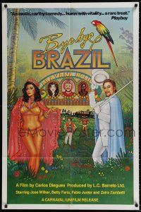 5r152 BYE BYE BRAZIL 1sh '79 Carlos Diegues directed, Page Wood art of sexy dancer!