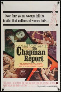 5r180 CHAPMAN REPORT int'l 1sh '62 Jane Fonda, Shelley Winters, from Irving Wallace sex novel!