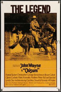 5r189 CHISUM 1sh '70 Andrew V. McLaglen, The Legend big John Wayne on horseback!