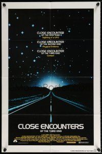 5r204 CLOSE ENCOUNTERS OF THE THIRD KIND 1sh '77 Steven Spielberg sci-fi classic!