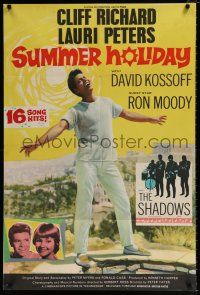 5r017 SUMMER HOLIDAY English 1sh '63 Cliff Richard, Lauri Peters, The Shadows!